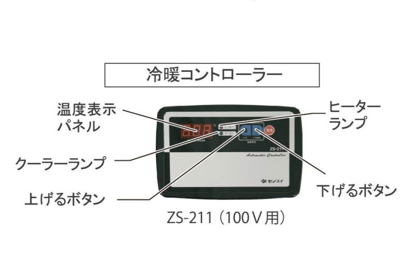 画像4: 【在庫切れ】ZS-211　冷暖コントローラー (4)