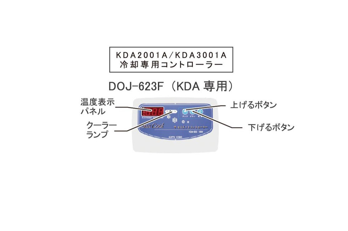 DOJ-623F　冷却専用コントローラー(三相200V用)